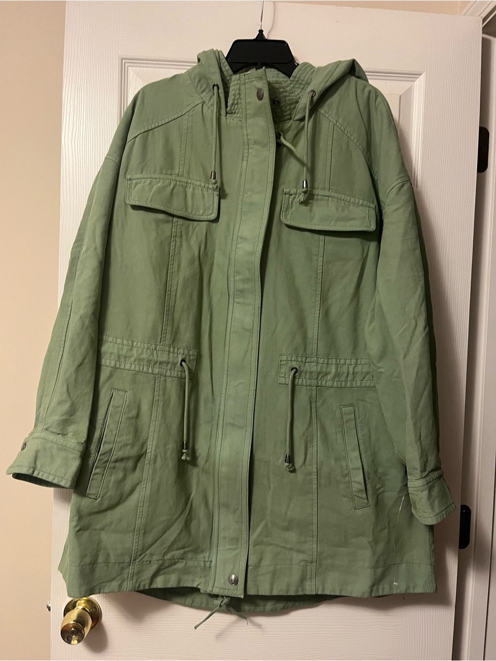 Free People/ We The Free Oversized Utility Parka Green Mistletoe Sizes L & XL
